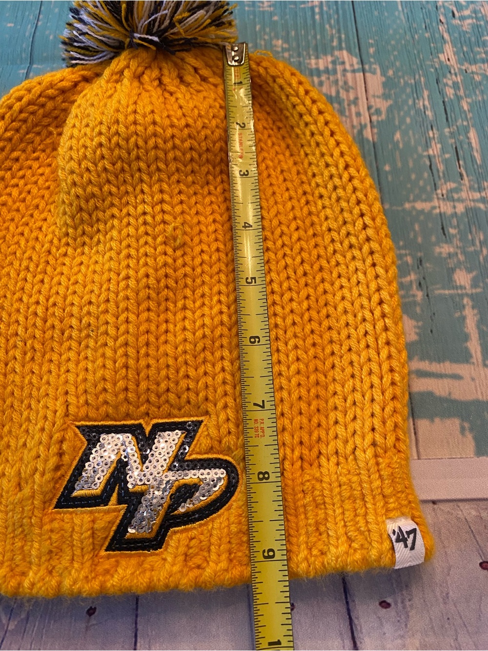 Nashville Predators Knit Pom Pom Beanie - Picture 7 of 10